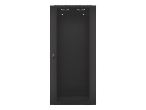 SZAFA INSTALACYJNA RACK WISZĄCA 19" 27U 600X450 CZARNA LANBERG (FLAT PACK) V2