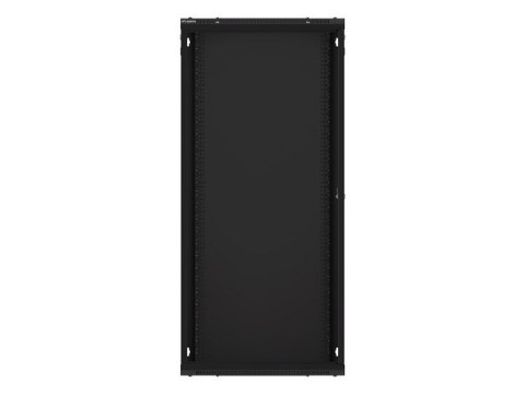 SZAFA INSTALACYJNA RACK WISZĄCA 19" 27U 600X600 CZARNA LANBERG (FLAT PACK) V2