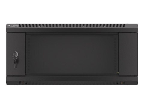 SZAFA INSTALACYJNA RACK WISZĄCA 19" 4U 600X450 CZARNA LANBERG (FLAT PACK) V2