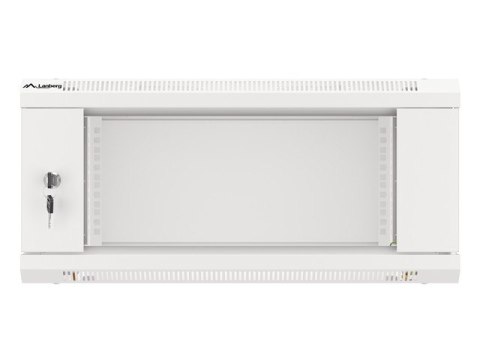 SZAFA INSTALACYJNA RACK WISZĄCA 19" 4U 600X450 SZARA LANBERG (FLAT PACK) V2