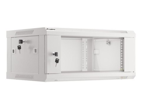 SZAFA INSTALACYJNA RACK WISZĄCA 19" 4U 600X450 SZARA LANBERG (FLAT PACK) V2