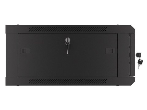 SZAFA INSTALACYJNA RACK WISZĄCA 19" 4U 600X600 CZARNA LANBERG (FLAT PACK) V2