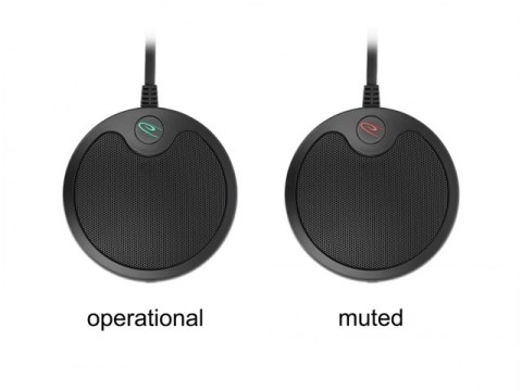 WIELOKIERUNKOWY STOŁOWY MIKROFON DELOCK KONDENSATOROWY USB 2.0