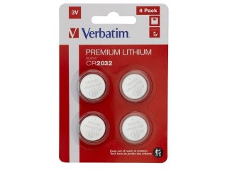 BATERIA VERBATIM LITOWA CR2032 (4 SZT BLISTER)