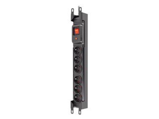 LISTWA ZASILAJĄCA RACK 19" ARMAC M6 3M 6X 230V IEC CZARNA