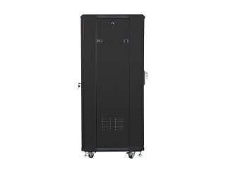 SZAFA INSTALACYJNA RACK STOJĄCA 19" 27U 600X600 CZARNA LANBERG (FLAT PACK)