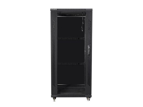 SZAFA INSTALACYJNA RACK STOJĄCA 19" 27U 600X600 CZARNA LANBERG (FLAT PACK)