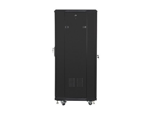 SZAFA INSTALACYJNA RACK STOJĄCA 19" 27U 600X600 CZARNA LANBERG (FLAT PACK)