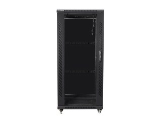 SZAFA INSTALACYJNA RACK STOJĄCA 19" 27U 600X800 CZARNA LANBERG (FLAT PACK)