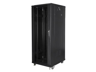 SZAFA INSTALACYJNA RACK STOJĄCA 19" 32U 600X800 CZARNA LANBERG (FLAT PACK)