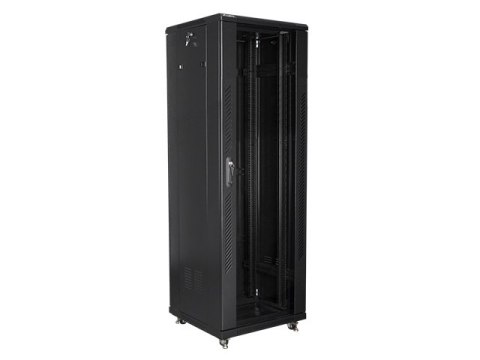 SZAFA INSTALACYJNA RACK STOJĄCA 19" 37U 600X600 CZARNA LANBERG (FLAT PACK)