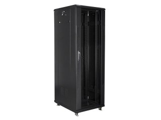 SZAFA INSTALACYJNA RACK STOJĄCA 19" 37U 600X800 CZARNA LANBERG (FLAT PACK)