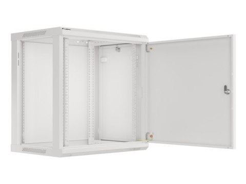 SZAFA INSTALACYJNA RACK WISZĄCA 19" 12U 600X450 SZARA DRZWI METALOWE LANBERG (FLAT PACK)
