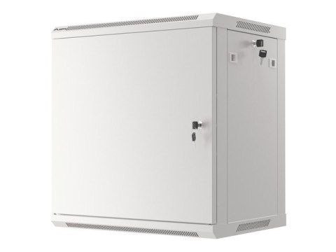 SZAFA INSTALACYJNA RACK WISZĄCA 19" 12U 600X450 SZARA DRZWI METALOWE LANBERG (FLAT PACK)