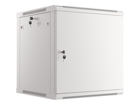SZAFA INSTALACYJNA RACK WISZĄCA 19" 12U 600X600 SZARA DRZWI METALOWE LANBERG (FLAT PACK)