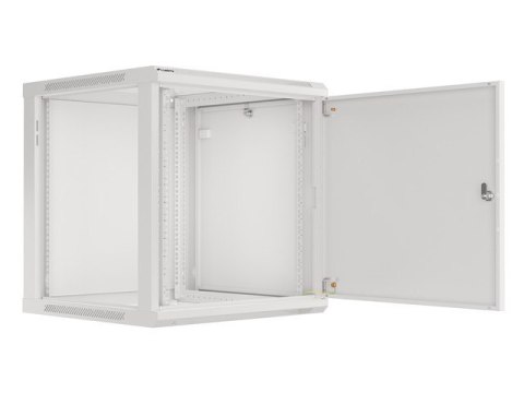 SZAFA INSTALACYJNA RACK WISZĄCA 19" 12U 600X600 SZARA DRZWI METALOWE LANBERG (FLAT PACK)