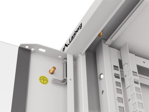 SZAFA INSTALACYJNA RACK WISZĄCA 19" 4U 570X600 SZYBKI MONTAŻ SZARA LANBERG ( (USZKODZONE OPAKOWANIE)