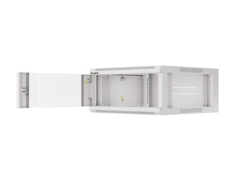 SZAFA INSTALACYJNA RACK WISZĄCA 19" 4U 570X600 SZYBKI MONTAŻ SZARA LANBERG ( (USZKODZONE OPAKOWANIE)