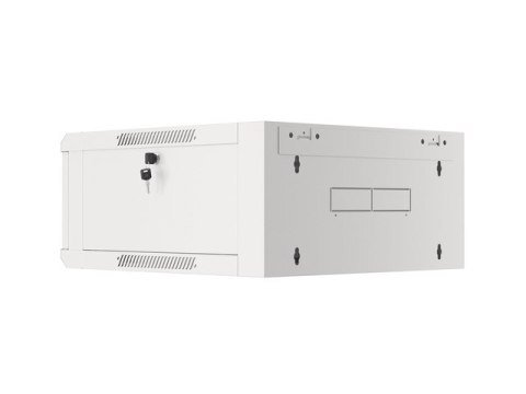 SZAFA INSTALACYJNA RACK WISZĄCA 19" 4U 570X600 SZYBKI MONTAŻ SZARA LANBERG ( (USZKODZONE OPAKOWANIE)