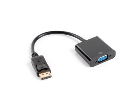 ADAPTER DISPLAYPORT(M) 1.1->VGA(F) NA KABLU 20CM CZARNY LANBERG