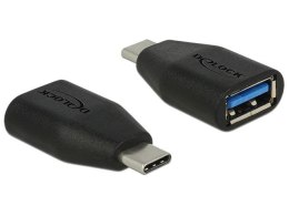 ADAPTER USB-C(M) 3.1 GEN 2->USB-A(F) CZARNY DELOCK