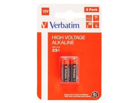 BATERIA VERBATIM ALKALICZNA A23 (MN21) (2 SZT BLISTER)