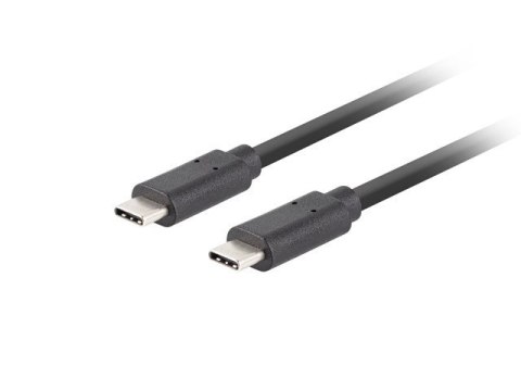 KABEL USB-C M/M 3.1 GEN 2 0.5M 10GB/S PD100W CZARNY LANBERG