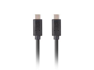 KABEL USB-C M/M 3.1 GEN 2 0.5M 10GB/S PD100W CZARNY LANBERG