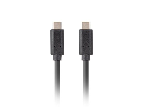 KABEL USB-C M/M 3.1 GEN 2 0.5M 10GB/S PD100W CZARNY LANBERG