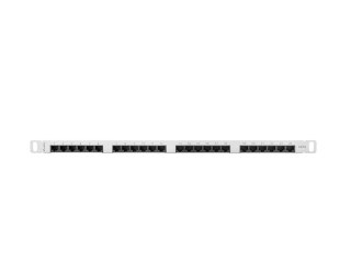 PATCH PANEL 24 PORT 0.5U 19" KAT.6 SZARY LANBERG