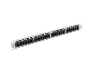 PATCH PANEL 24 PORT 1U 19" KAT.5E SZARY LANBERG