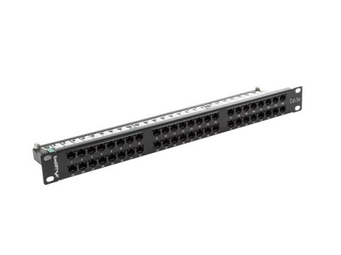 PATCH PANEL 48 PORT 1U 19" KAT.5E CZARNY LANBERG