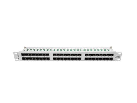 PATCH PANEL 48 PORT 1U 19" KAT.5E SZARY LANBERG