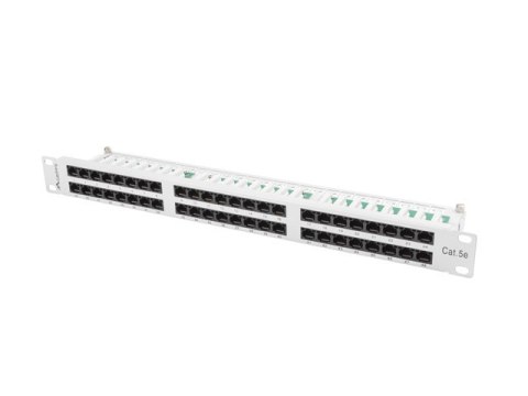 PATCH PANEL 48 PORT 1U 19" KAT.5E SZARY LANBERG