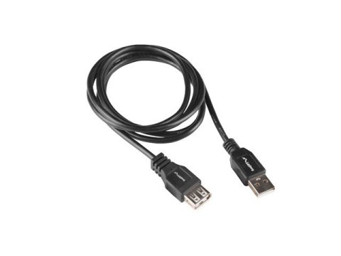 PRZEDŁUŻACZ USB-A M/F 2.0 1.8M CZARNY BOX LANBERG