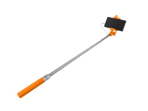 SELFIE STICK/MONOPOD PRZEWODOWY NATEC EXTREME MEDIA SF-20W POMARAŃCZOWY