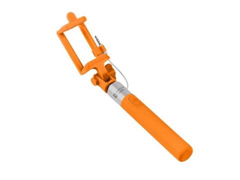 SELFIE STICK/MONOPOD PRZEWODOWY NATEC EXTREME MEDIA SF-20W POMARAŃCZOWY