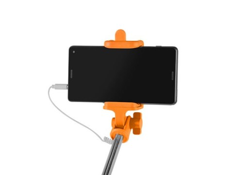 SELFIE STICK/MONOPOD PRZEWODOWY NATEC EXTREME MEDIA SF-20W POMARAŃCZOWY