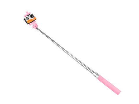 SELFIE STICK/MONOPOD PRZEWODOWY NATEC EXTREME MEDIA SF-20W RÓŻOWY