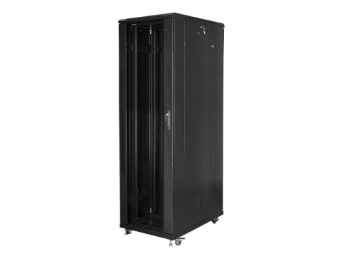 SZAFA INSTALACYJNA RACK STOJĄCA 19" 42U 800X1000 CZARNA LANBERG (FLAT PACK)