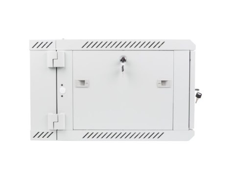 SZAFA INSTALACYJNA RACK WISZĄCA DWUSEKCYJNA 19" 6U 600X600 SZARA LANBERG (FLAT PACK)