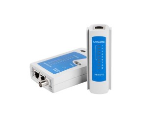 TESTER PRZEWODÓW LAN RJ45, RJ12, RJ11, COAXIAL LANBERG NT-0401