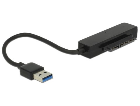 ADAPTER USB-A(M) 3.0->SATA DATA III (6GB/S) 22PIN(F) OBUDOWA OCHRONNA HDD CZARNY DELOCK
