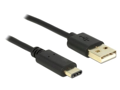 KABEL USB-C(M)->USB-A(M) 2.0 2M CZARNY DELOCK