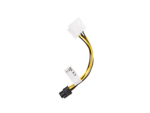 KABEL ZASILAJĄCY WEWNĘTRZNY HDD 2X MOLEX(M/F) 3 PIN->BTX 6 PIN PSU 15CM LANBERG