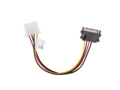 KABEL ZASILAJĄCY WEWNĘTRZNY MOLEX(F)->SATA(M) 15CM LANBERG