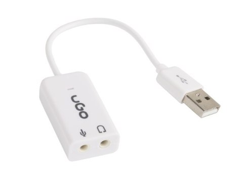 KARTA DŹWIĘKOWA UGO UKD-1086 VIRTUAL 7.1 USB NA KABLU