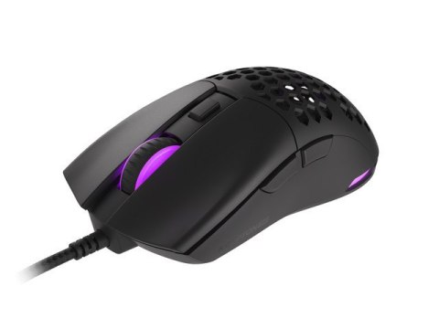 MYSZ DLA GRACZY GENESIS KRYPTON 750 LEKKA 8000DPI RGB CZARNA GAMINGOWA PAW3333 (PO TESTACH)