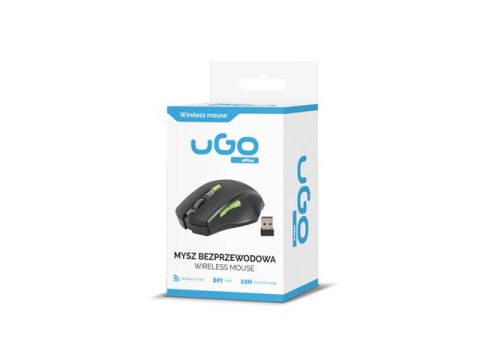 MYSZ UGO MY-04 BEZPRZEWODOWA 1800DPI CZARNA OPTYCZNA USB