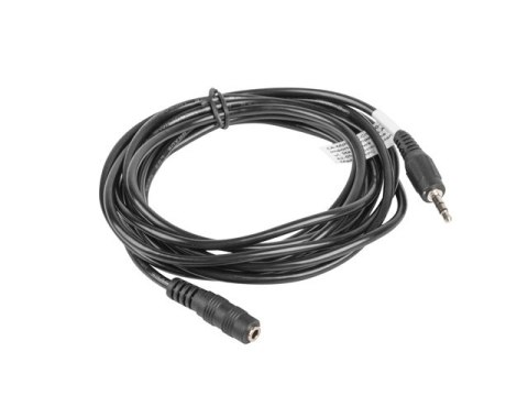 PRZEDŁUŻACZ AUDIO MINIJACK 3.5MM M/F 3 PIN 3M CZARNY LANBERG